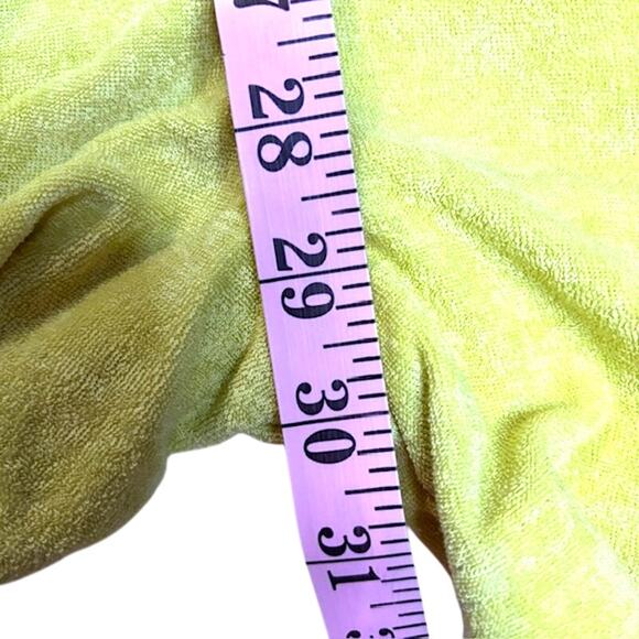 NWT Andie‎ The Button Up Romper Honeysuckle Terry Cloth Beach Coverup - Picture 7 of 11